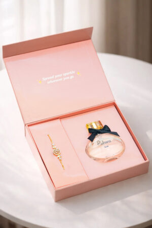Delicate Flora Bracelet & Perfume Gift Box