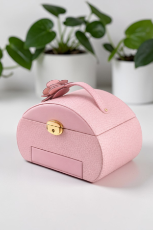 Luxe Leather Bridal Vanity & Jewelry Box