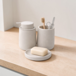 Elegant 3-Piece Ceramic Bathroom Set
