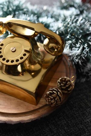 Retro Oversized Telephone Accent