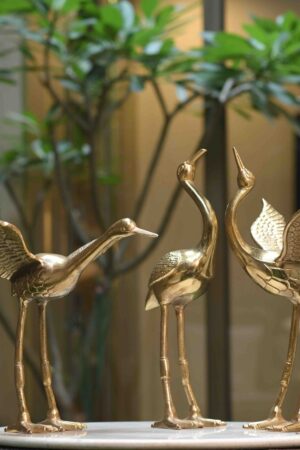 Evelyn Flamingo Set of 3 Decorative Accent