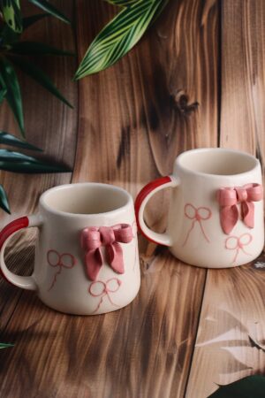 Rosy Bow Mugs