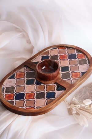 Tessera Wooden Platter