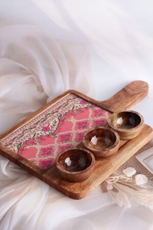 Blush Bazaar Wooden Platter