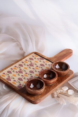 Paisley Picnic Wooden Platter