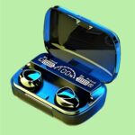 TWS Wireless Earphone Touch Bluetooth Earplugs in The Ear Stereo Sport Headsets Noise Reduction Headphones with Digital Display Black