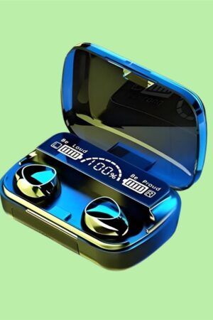 TWS Wireless Earphone Touch Bluetooth Earplugs in The Ear Stereo Sport Headsets Noise Reduction Headphones with Digital Display Black