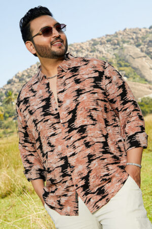 Contrast-Scuff Shirt