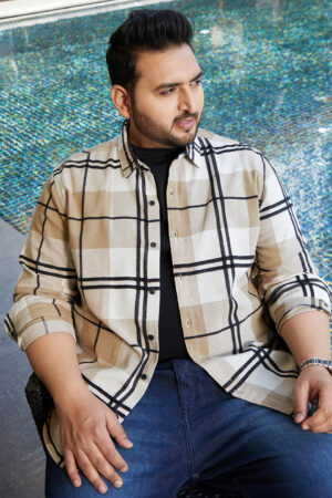 Overlaid Grid Shirt