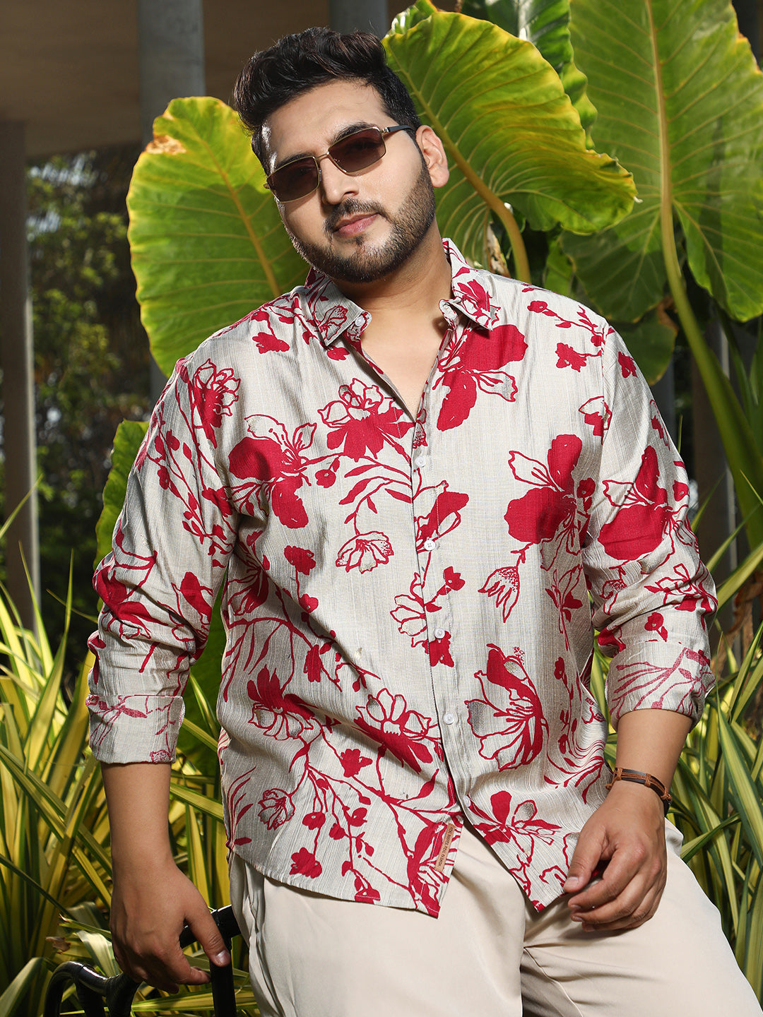 Freesia-Imprint Shirt