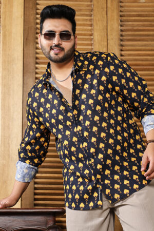 Indie Block-Print Shirt