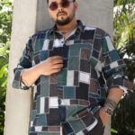 Patch-Stitch Imprint Shirt