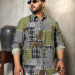 Houndstooth Block Shirt
