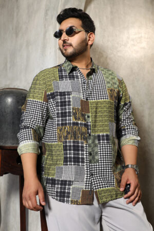 Houndstooth Block Shirt
