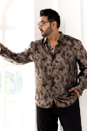 Metallic-Pigment Shirt
