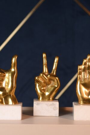 Grace Hand Gestures Accent Set of 3
