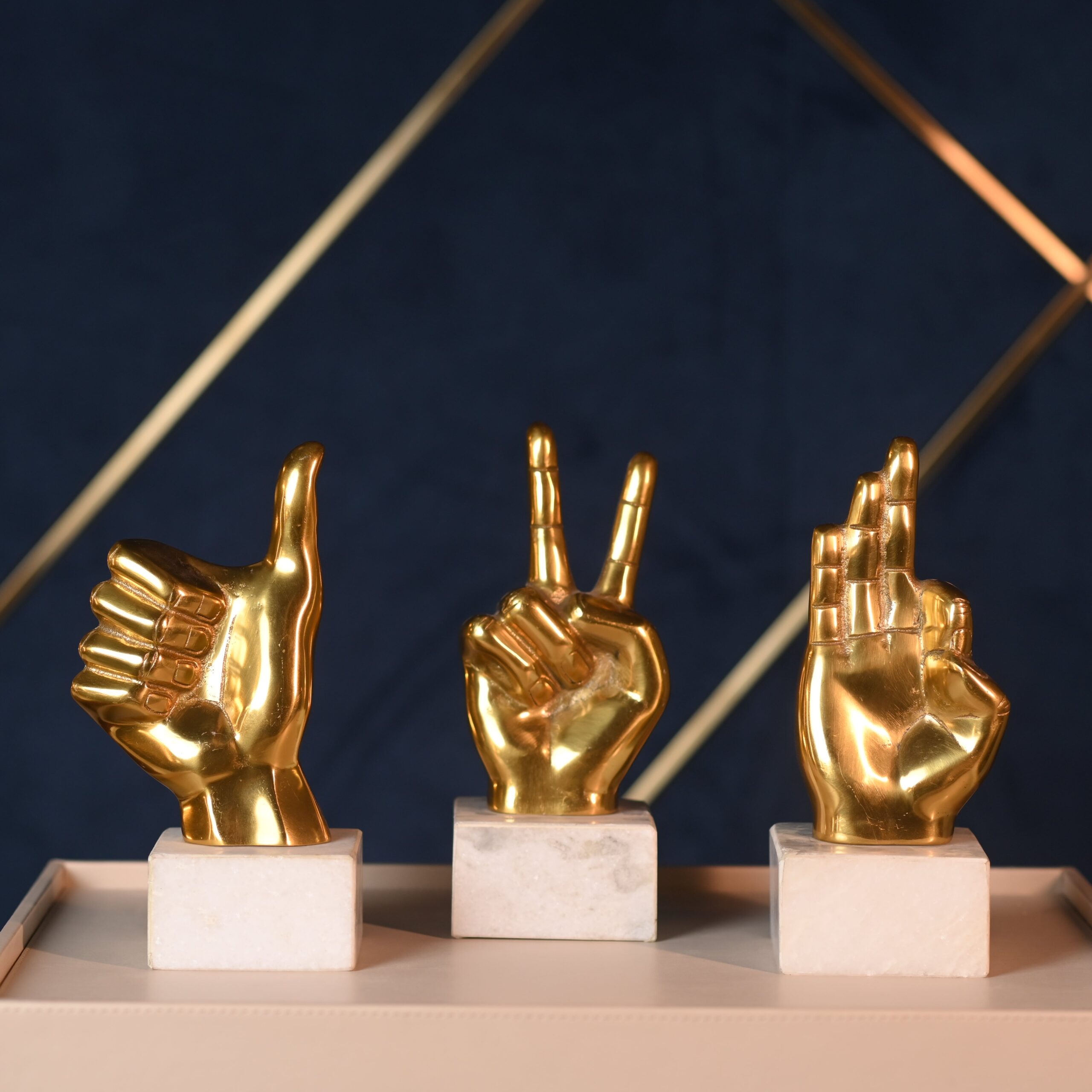 Grace Hand Gestures Accent Set of 3