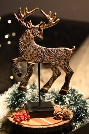 Sparkle Christmas Reindeer Accent