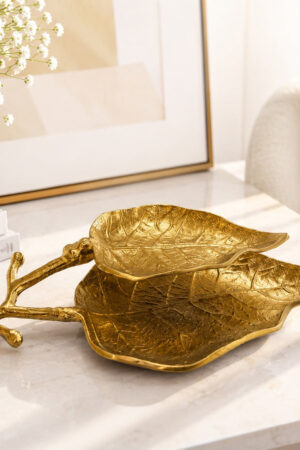 Verdant Luxe Double Leaf Platter