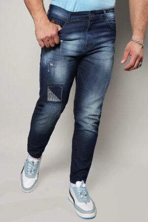 Front Patch Stylish Casual Denim Jeans