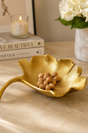 Gingko Gold Decorative Platter
