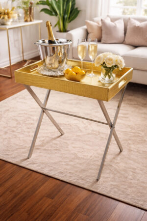 Regent Gold Butler Tray Table