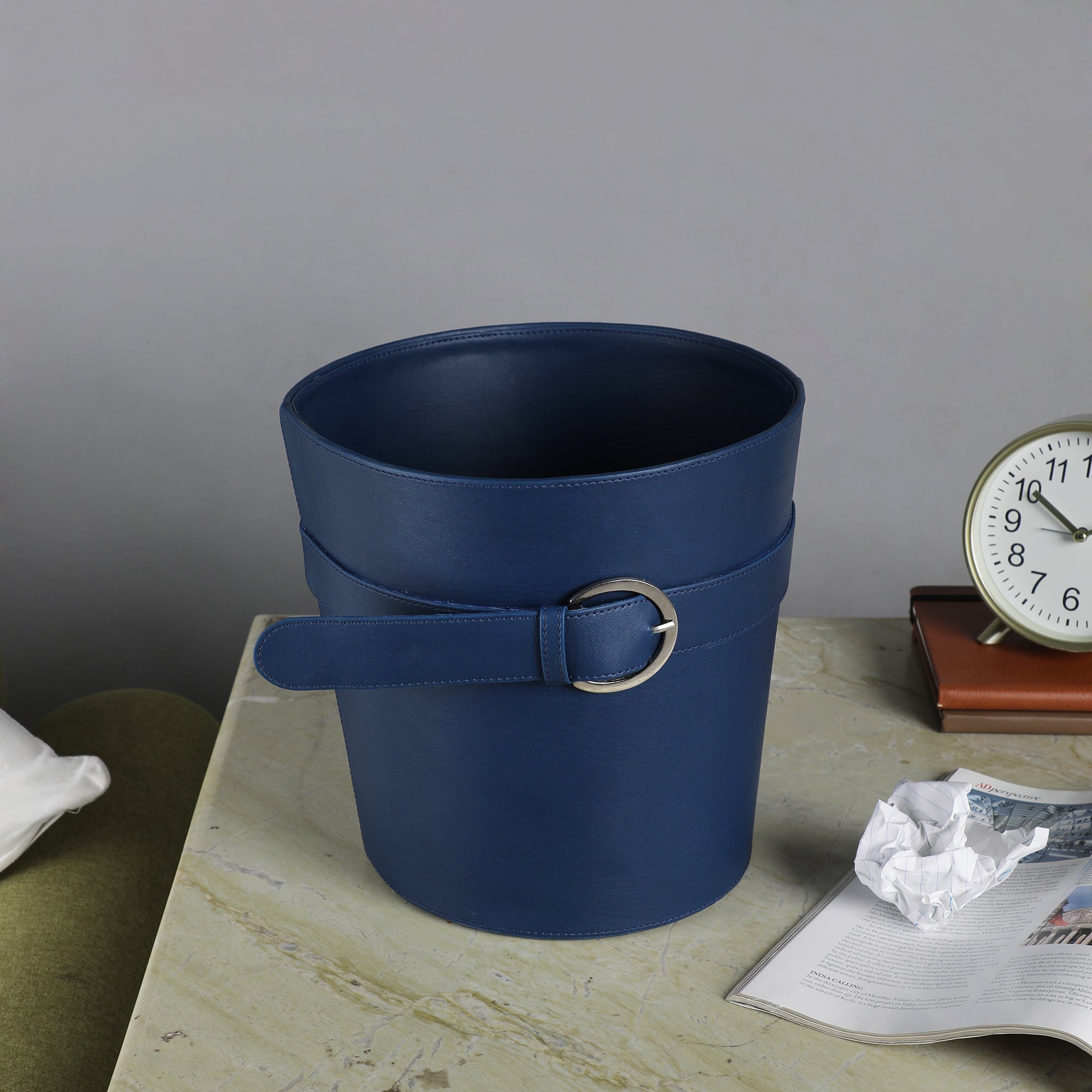 Indigo Royal Blue Paper Basket