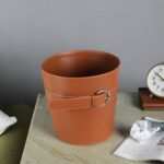 Morgan Tan Paper Basket