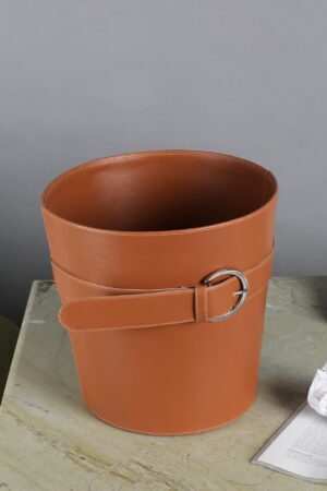 Morgan Tan Paper Basket