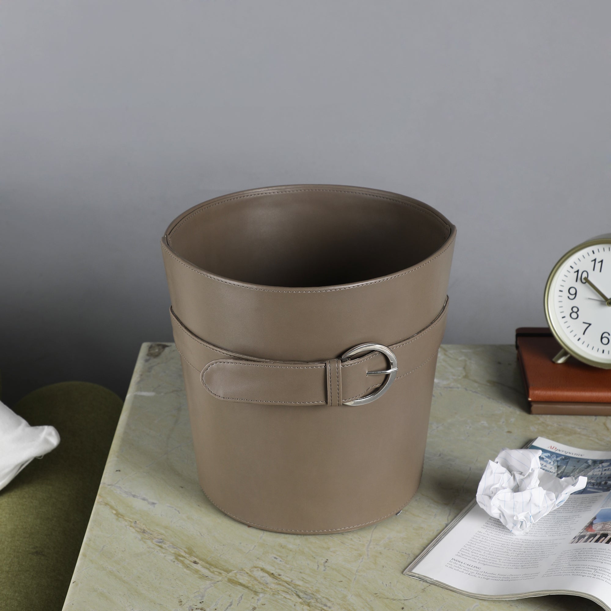 Dove Beige Paper Basket