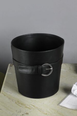 Noire Black Paper Basket