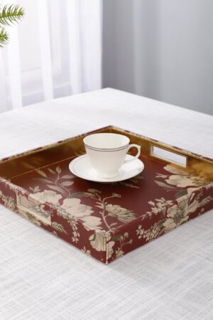 Blossom Floral Printed Square Tray