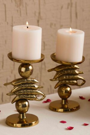 Auspicious Nimbu Mirchi Candleholder Set of 2