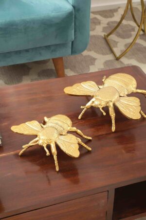 Oversized Aster Bee Accent Set of 2