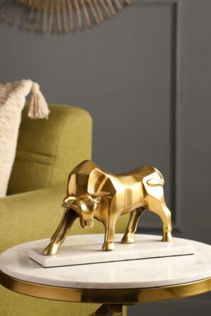Trevor Oversized Bull Decorative Accent