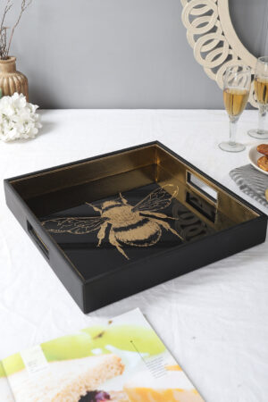 Aster Bumble Bee Square Tray