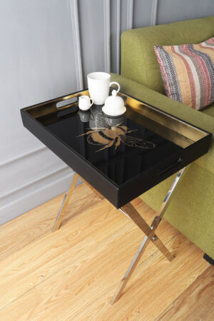 Aster Bumble Bee Butler Tray Table