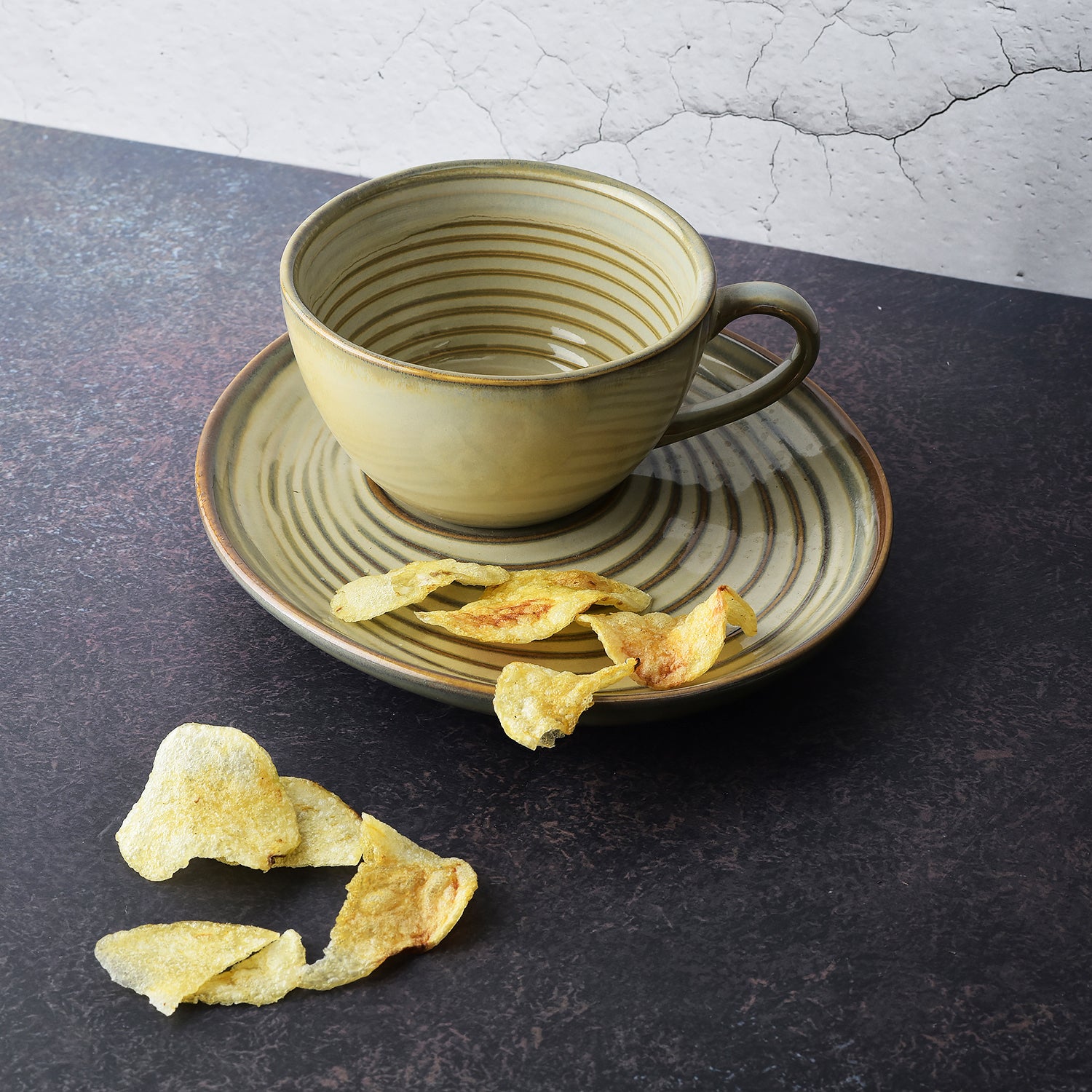 Linen Ripple Snack Set of 2