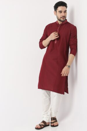Regular Fit Pleats Kurta