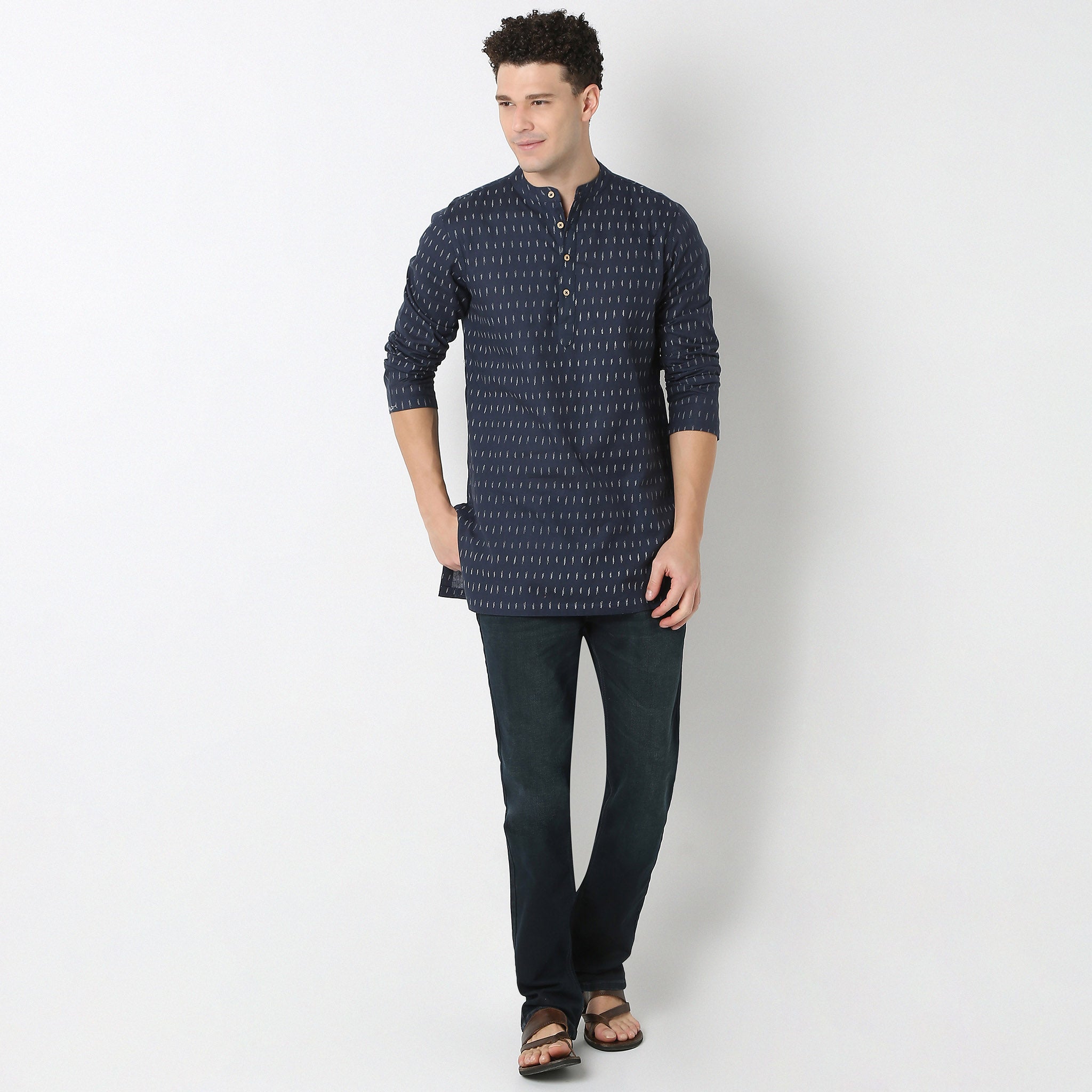 Printed Short Kurta
