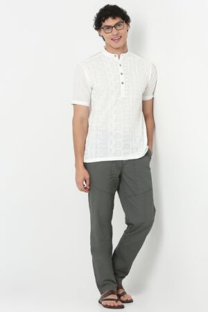 Embroidered Short Kurta