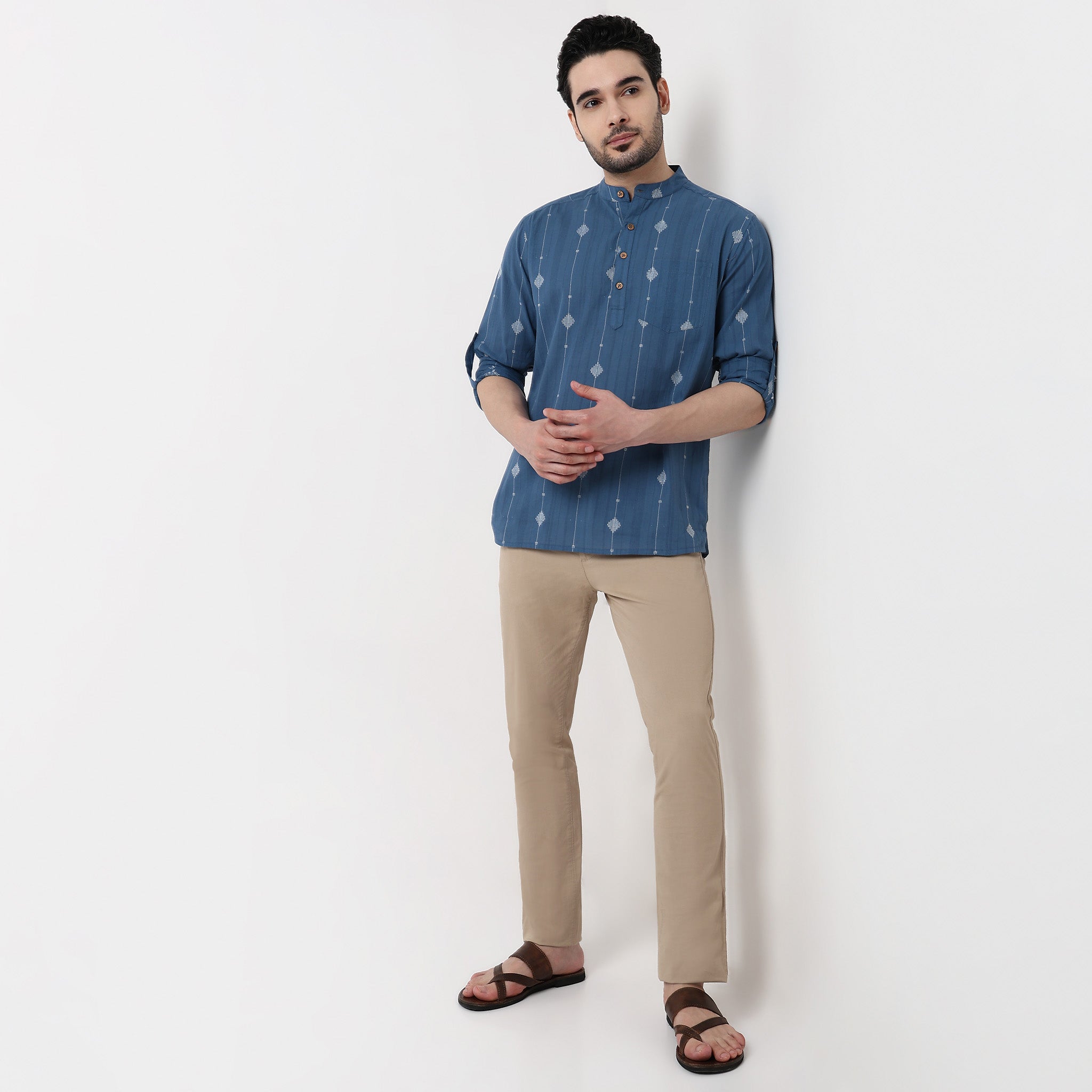 Dobby Short Kurta