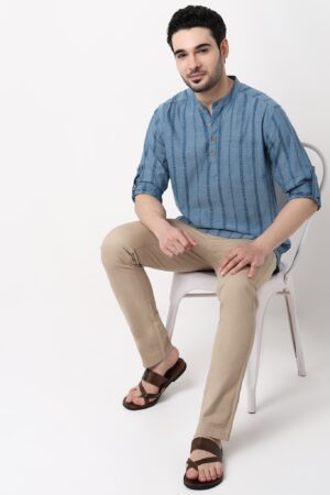 Dobby Short Kurta