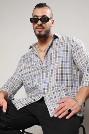 Multicolour Checkered Casual Shirt