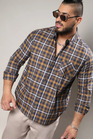 Multicolour Checkered Casual Shirt