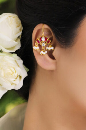 Classic Pink Tone Floral Drops