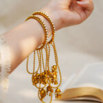 Golden Ghungroo Celebration Bangle Set