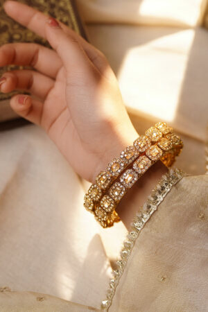 Occasion Shine Gold-Plated Bangles