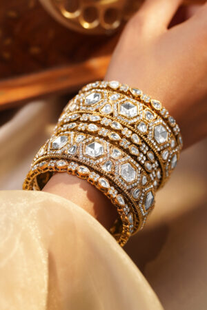 Wedding Luxe Kundan Bangles Set
