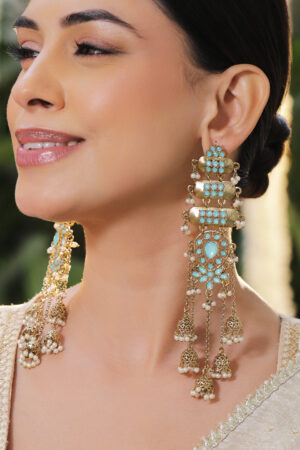 A Symphony of Kundan Jhumka